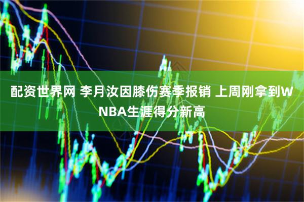 配资世界网 李月汝因膝伤赛季报销 上周刚拿到WNBA生涯得分新高